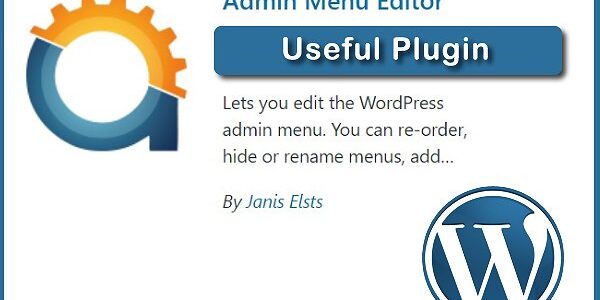 WordPress Admin Menu Editor